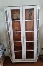 Boeken vitrine kast hout Vintage massief hout, Huis en Inrichting, Ophalen, Gebruikt, 100 tot 150 cm, 150 tot 200 cm