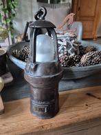 Oude mijnwerkerslamp, mijnlamp, Ophalen of Verzenden