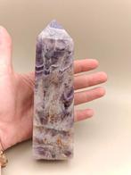 Dream Chevron Amethyst Toren - 540 gram - AA kwaliteit, Ophalen of Verzenden, Mineraal