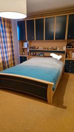 Slaapkamerset (tweepersoonsbed, bed brug en kledingkast), Ophalen, Gebruikt, Tweepersoons