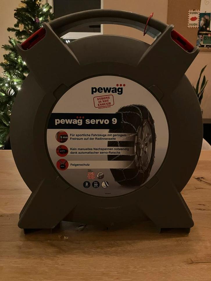 Pewag Servo 9 (RS9 77) Sneeuwkettingen - Nieuwstaat!, Auto diversen, Sneeuwkettingen, Nieuw, Ophalen of Verzenden
