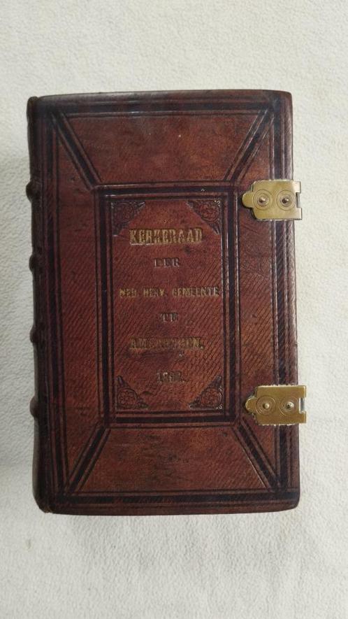 [Statenbijbel AMERONGEN]. Kerkraadsbijbel Andrieskerk, Antiek en Kunst, Antiek | Boeken en Bijbels, Ophalen of Verzenden