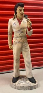 Stenen beeld Elvis Presley zgan, Ophalen, Zo goed als nieuw, Pop, Beeldje of Miniatuur