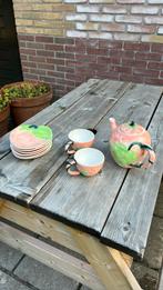 Vintage Aarbei theeset., Ophalen of Verzenden