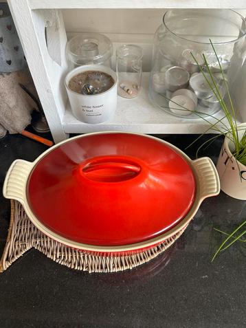 Le Creuset gietijzeren emaille brood/oven pan mt 28 beschikbaar voor biedingen