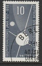 DDR 1957 603 Ruimtevaart Spoetnik I, Gest, Ophalen of Verzenden, DDR, Gestempeld