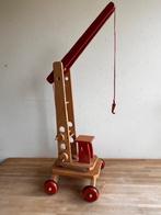 Houten speelgoed kraanwagen, Ophalen of Verzenden, Gebruikt, Overige typen