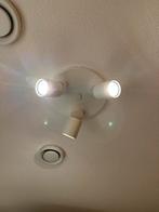Plafondlamp wit met 3 Spots, Huis en Inrichting, Lampen | Plafondlampen, Ophalen, Zo goed als nieuw, Metaal