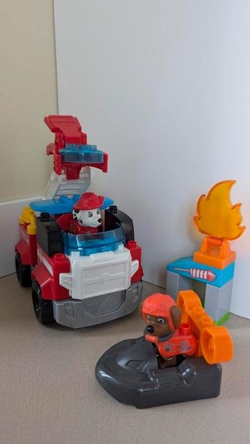 Paw Patrol Marshall & Zuma, Duplo/Mega Bloks beschikbaar voor biedingen