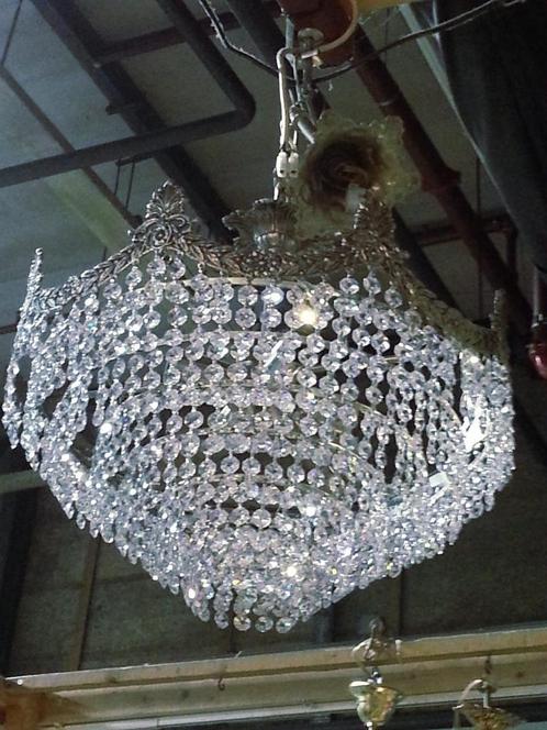 LAMP, KRISTALLAMP, Antiek en Kunst, Curiosa en Brocante, Ophalen