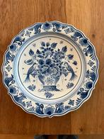 Handgemaakt Delftsblauw bord vaas, Antiek en Kunst, Antiek | Wandborden en Tegels, Ophalen of Verzenden