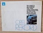 Folder Opel Rekord C, Gelezen, Ophalen of Verzenden, Opel