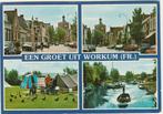 WORKUM Centrum Parkeren Auto's Haven, Verzenden, 1960 tot 1980, Ongelopen, Friesland
