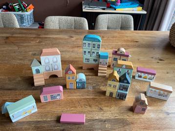 little dutch: Houten Bouwblokken Stad beschikbaar voor biedingen