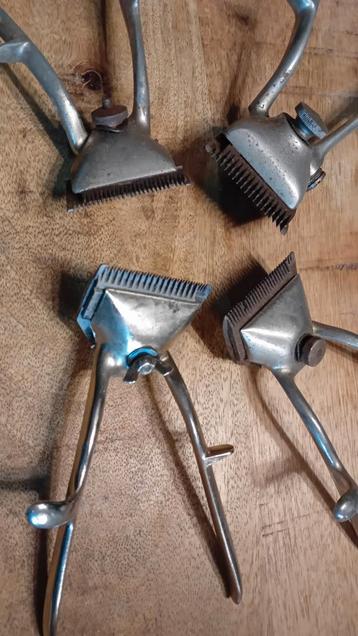 Antieke hand tondeuses - verzameling beschikbaar voor biedingen