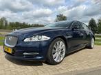 Jaguar XJ 5.0 V8 AUT LWB 2012 | Blauw | APK tot 23-02-2025, Auto's, Jaguar, Origineel Nederlands, Te koop, 5 stoelen, Benzine