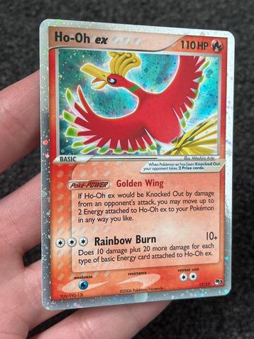 Pokémon Ho-oh Ex Holo - Ultra rare pop series 3 #17 TCG NM beschikbaar voor biedingen
