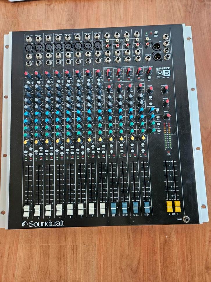 Soundcraft M8 mengpaneel, Muziek en Instrumenten, Mengpanelen, Ophalen of Verzenden