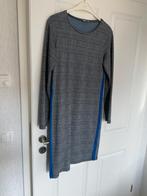 Tkp zgan dames jurk blauwe zijnaad, zwart/wit geblokt mt.XXL, Truespirit, Overige kleuren, Maat 46/48 (XL) of groter, Ophalen of Verzenden