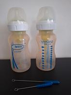 Dr. Brown flessen brede hals + spenen, Ophalen of Verzenden, Gebruikt, Overige typen