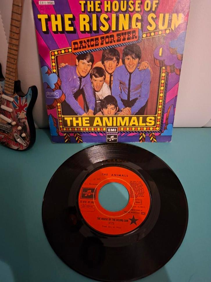 The Animals - House of the Rising Sun Single  1975, Cd's en Dvd's, Vinyl | Pop, Zo goed als nieuw, 1960 tot 1980, Ophalen of Verzenden