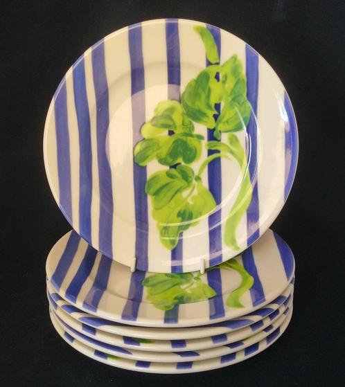 Rosenthal Casual Designers Guild - ontbijtborden met blad, Huis en Inrichting, Keuken | Servies, Bord(en), Overige stijlen, Porselein