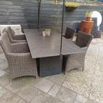 natuursteen tafel, Ophalen, Gebruikt, Eettafel, Tuinset