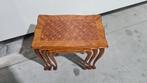 Nesting tables, mimiset, marqeutterie blad,, Ophalen, Zo goed als nieuw