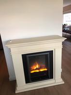 Mooie schouw met Ruby elektrische haard, Ophalen, Gebruikt, Vrijstaande haard, Elektrische haard