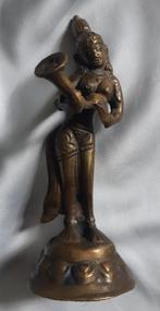 Antiek bronzen beeldje vrouw, Antiek en Kunst, Ophalen of Verzenden