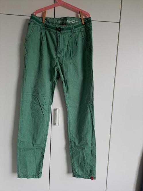 Chino broek Esprit - maat S, Kleding | Dames, Broeken en Pantalons, Gedragen, Maat 36 (S), Groen, Lang, Ophalen of Verzenden