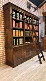 Boekenkast met Ladder eikenhout, Ophalen, Country & Live style, Country & Live style, 200 cm of meer