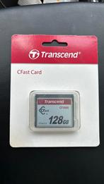 Transcend CFast card 2.0 128 GB nieuw ongeopend, Audio, Tv en Foto, Fotografie | Geheugenkaarten, Nieuw, Compact Flash (CF), Transcend