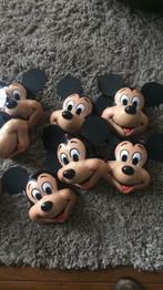 Micky mouse maskers  8 x, Zo goed als nieuw, Ophalen