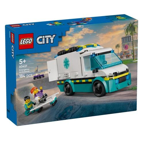 LEGO City 60451 Ambulance * LEGOhuis *, Kinderen en Baby's, Speelgoed | Duplo en Lego, Nieuw, Lego, Complete set, Ophalen of Verzenden
