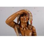 Native Tabacco Indian - Indiaan beeld 184 cm, Nieuw, Ophalen