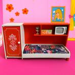 Vintage Barbie slaapkamer jaren 70, Ophalen of Verzenden, Zo goed als nieuw, Poppenhuis