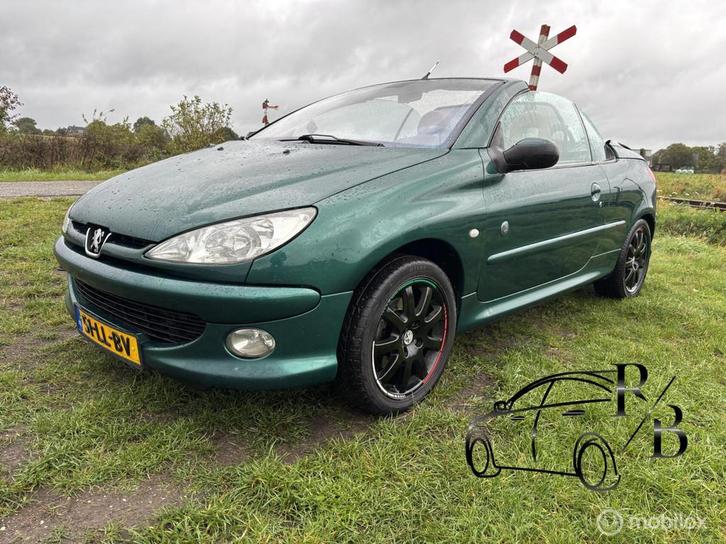 Peugeot 206 CC 1.6-16V Roland Garros AIRCO APK LEER, Auto's, Peugeot, Bedrijf, Te koop, ABS, Airbags, Airconditioning, Alarm, Boordcomputer