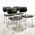 Gispen 1231 stoelen bekleed met wolvilt, info > beschrijving, Ophalen, Vintage Gispen retro jaren 60, Metaal, Overige kleuren