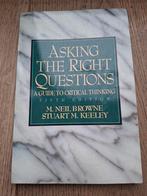 Asking the right questions Browne Keeley, Ophalen of Verzenden, Beta, WO