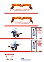 Vrachtauto decal 1:50 Frank de Ridder transport ( type 4 ), Hobby en Vrije tijd, Modelauto's | 1:50, Verzenden, Nieuw, Bus of Vrachtwagen