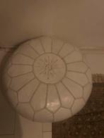 Mooie poef - Amsterdam, Huis en Inrichting, Banken | Voetenbanken en Poefen, Gebruikt, Rond, Ophalen of Verzenden, 50 tot 75 cm