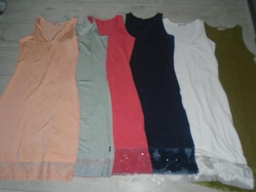 6x DiDi Slipdress Onderjurk Jurk met Kant en Kralen maat S/M, Kleding | Dames, Jurken, Zo goed als nieuw, Maat 36 (S), Overige kleuren