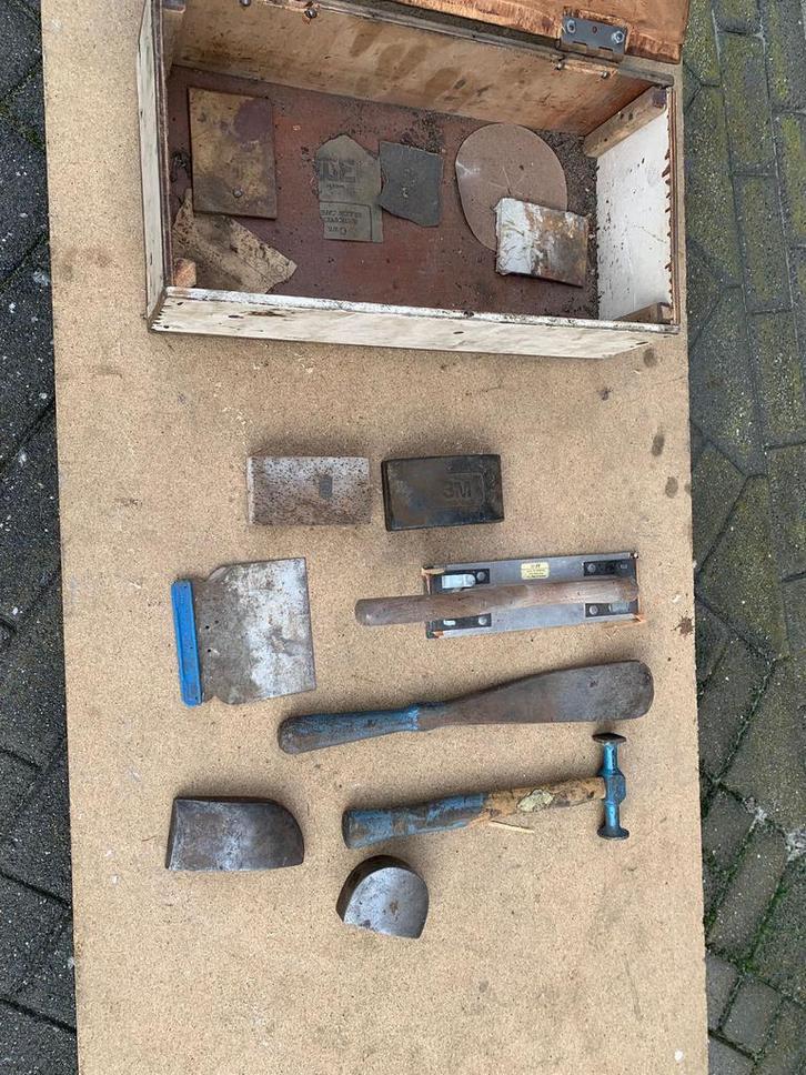 Uitdeuk set voor plaatwerk - Werkplaats must-have, Doe-het-zelf en Verbouw, Gereedschap | Handgereedschap, Gebruikt, Ophalen