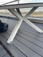 Moderne ronde eettafel - Zwart marmer, Huis en Inrichting, Tafels | Eettafels, Ophalen, 100 tot 150 cm, Rond, Zo goed als nieuw