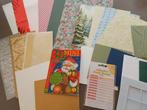 Hobbypakket voor het maken van kerstkaarten (E), Ophalen of Verzenden, Zo goed als nieuw, Overige thema's, Overige typen