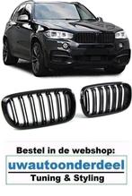 Grill Nieren Dubbele Spijl Zwart Voor Bmw X5 F15 X6 F16, Verzenden, Automotive Parts, A.parts@hotmail.nl, Trasmolenlaan 12 3447 GZ Woerden