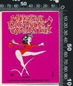 Sticker: Moderne Ritmische Gymnastiek, Ophalen of Verzenden, Zo goed als nieuw, Sport