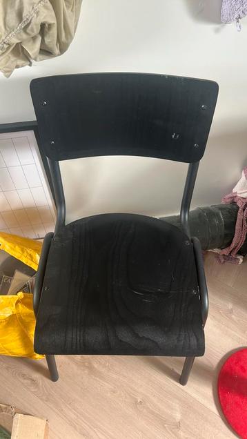 Ikea stoel zwart