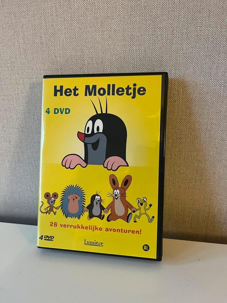 Te koop: 4 DVD-box van Het Molletje, Cd's en Dvd's, Dvd's | Kinderen en Jeugd, Zo goed als nieuw, Tv fictie, Overige genres, Boxset